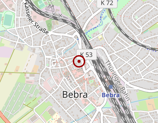 Karte: Caritas Sozialstation Bebra