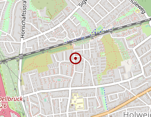 Karte: Betreutes Wohnen Köln Wohnverbund Haus Agathaberg Stiftung Die Gute Hand