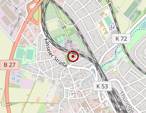 Karte: AWO gGmbH Altenzentrum Bebra Stationäre Einrichtung