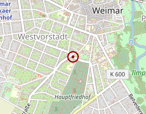 Karte: Praxis für Logopädie der Diakoniestiftung Weimar Bad Lobenstein