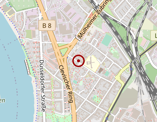 Karte: Städt. Seniorenzentrum Köln-Mülheim Haus Haus 2 Geronto Pflegebedürftige