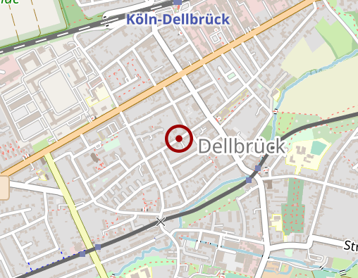 Karte: Häusliche Pflege Dellbrück der SBK