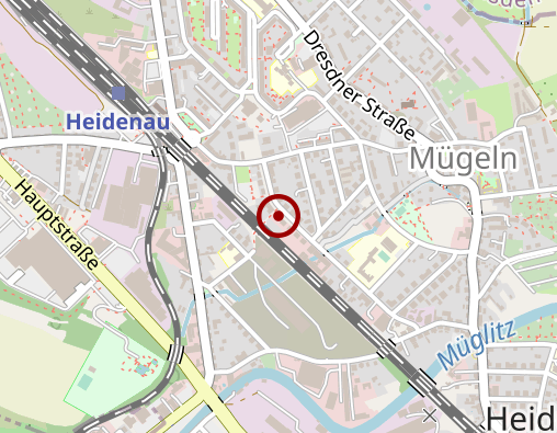 Karte: Seniorenhelfer Sachsen GmbH - Angebot Heidenau