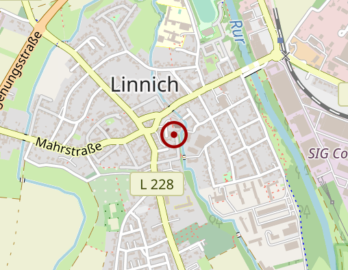 Karte: Caritaspflegestation Linnich-Titz