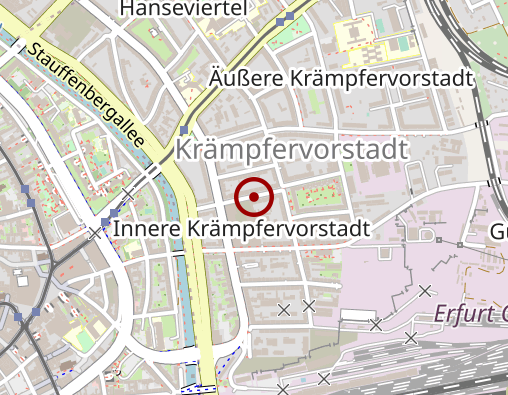 Karte: AZURIT Seniorenzentrum Erfurt