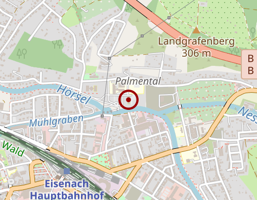 Karte: Johanniter-Unfall-Hilfe e.V. RV Westthüringen Tagespflege "Lebensfreude"