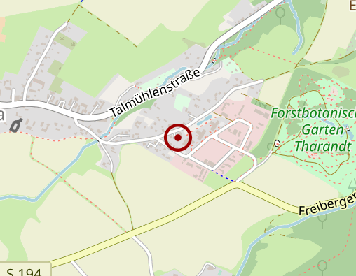 Karte: Aventinum Seniorenwohnpark Hartha GmbH - Hausgemeinschaften