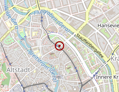 Karte: Verein zur sozialen und beruflichen Integration e.V., Betriebsstätte Erfurt