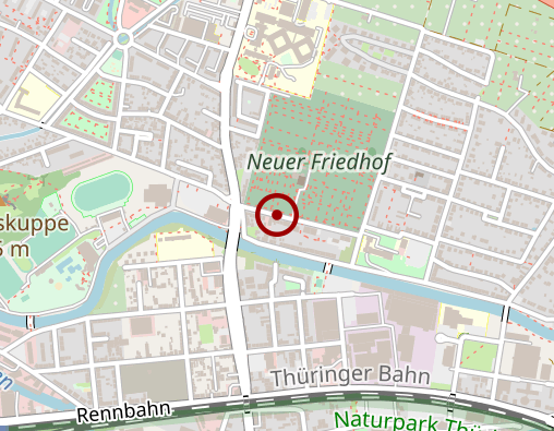 Karte: Bestattungsinstitut der Stadtwirtschaft Eisenach GmbH