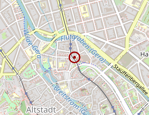 Karte: Trägerwerk Soziale Dienste wohnen plus... gGmbH Ambulanter Pflegedienst 360 Grad Pflege Erfurt