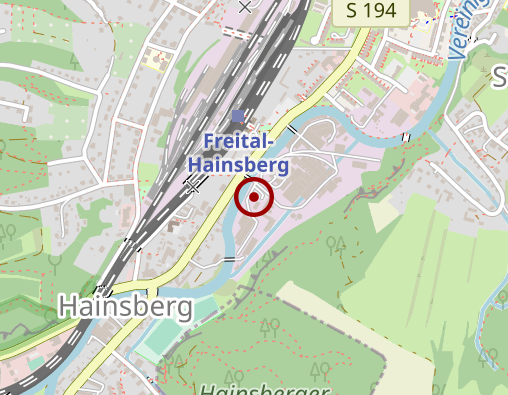 Karte: Behindertenfahrdienst DRK Kreisverband Freital e.V.