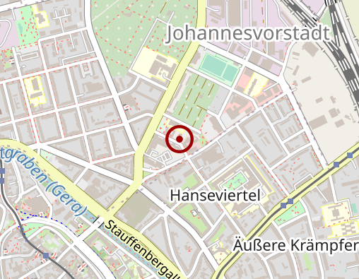 Karte: Taxigenossenschaft Erfurt e.G.