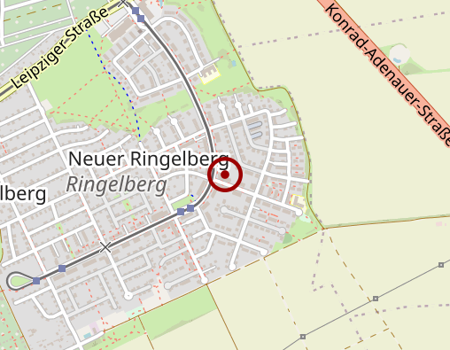 Karte: Volkssolidarität Regionalverband Mittelthüringen