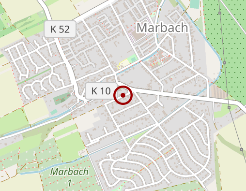 Karte: ISA Kompass Thüringen gGmbH WG Erfurt-Marbach