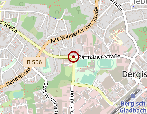 Karte: CBT-Wohnhaus St. Raphael