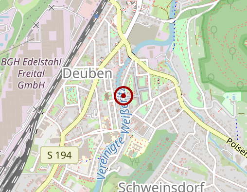 Karte: Franke Annett Dipl.-Psych. Praxis für Psychotherapie