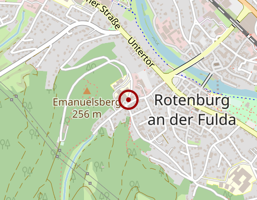 Karte: Rotenburg an der Fulda