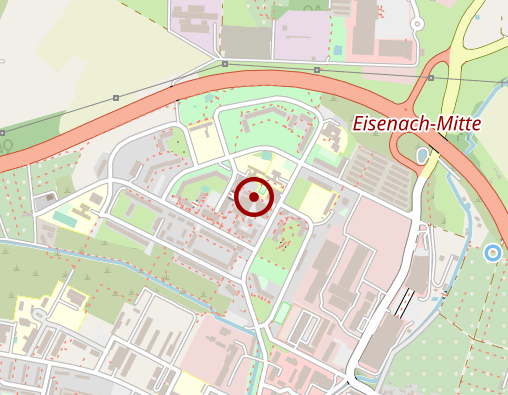 Karte: ZIPP Pflegedienst GmbH Eisenach