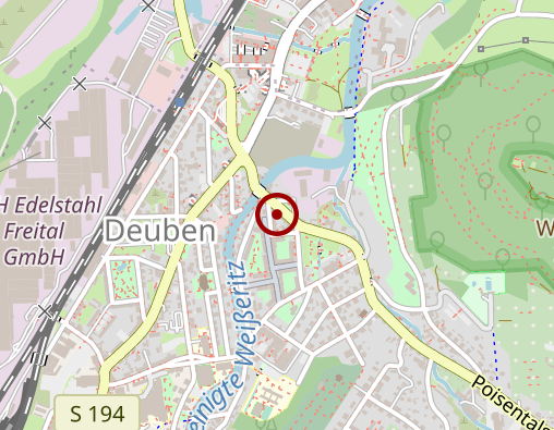 Karte: Bestattungshaus am Sachsenplatz GmbH