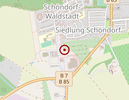 Karte: AZURIT Seniorenzentrum Schillerhöhe allgemeiner Pflegebereich