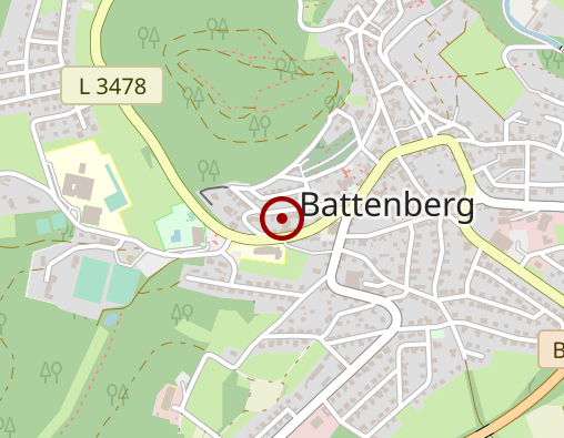 Karte: Deutsches Rotes Kreuz KV Frankenberg (Eder) e.V. Seniorenzentrum Battenberg Demenzwohngruppe