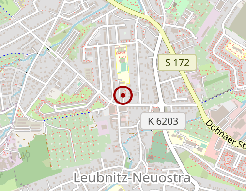 Karte: Volkssolidarität Dresden gGmbH Wohnen mit Pflege Leubnitz