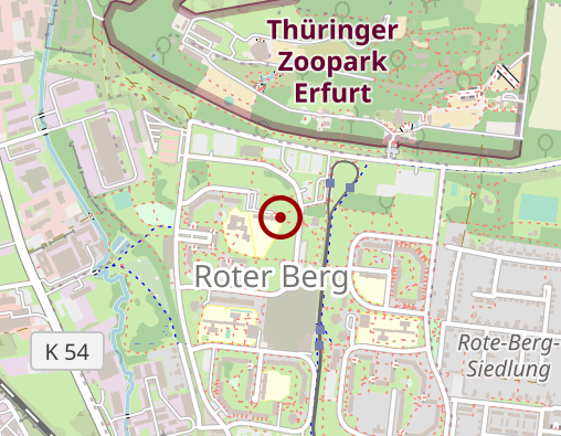 Karte: CJD Erfurt Wohnheim