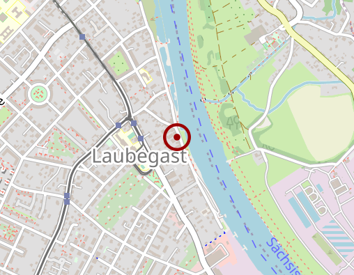 Karte: Volkssolidarität Dresden gGmbH Tagespflege Laubegast