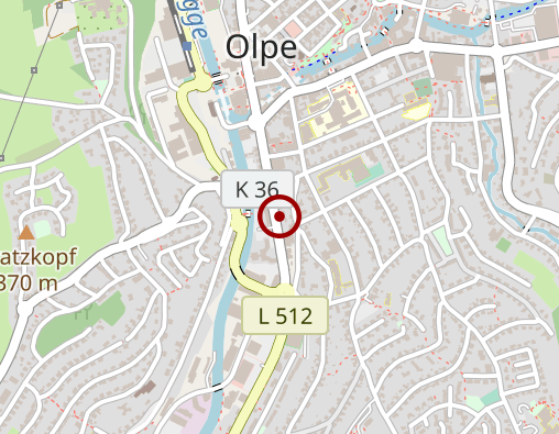 Karte: Betreuungsgruppe Avita