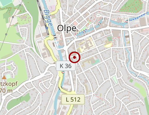 Karte: Diakoniestation Olpe