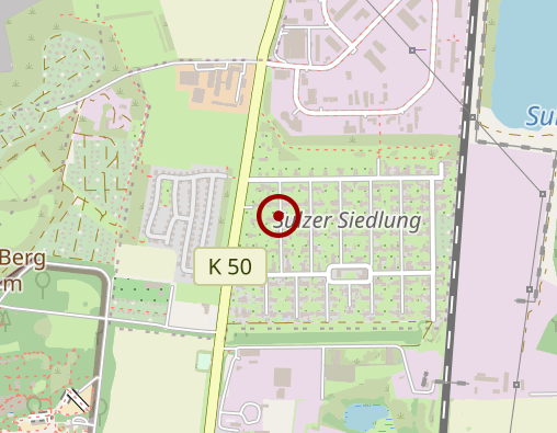 Karte: Taxibetrieb Constanze Boy