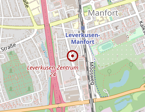 Karte: PflegeEngel Leverkusen, Zweigniederlassung der ErftEngel GmbH