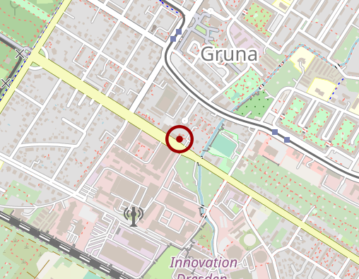 Karte: Fischer Katrin Medizinische Ernährungsberatung Dresden/Gruna