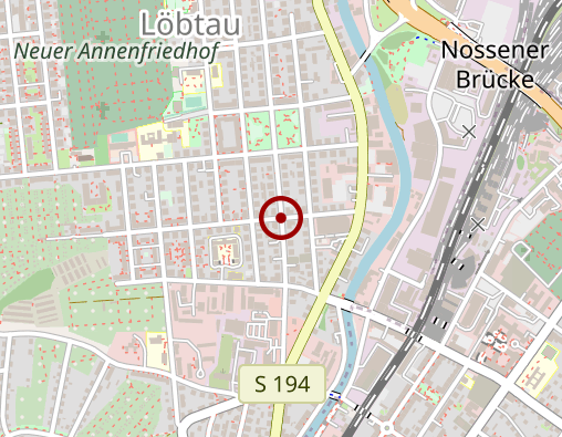 Karte: Volkssolidarität Dresden gGmbH Tagespflege Löbtau