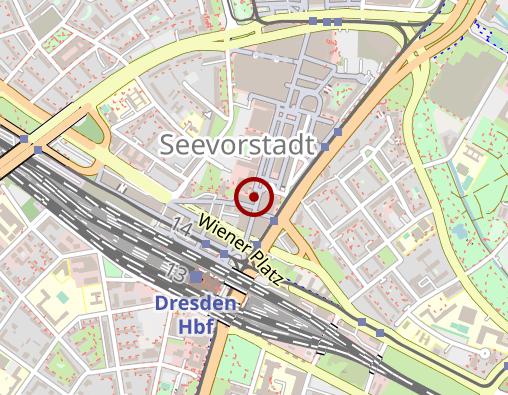 Karte: Gesellschaft für Gesunde Arbeit Dresden mbH