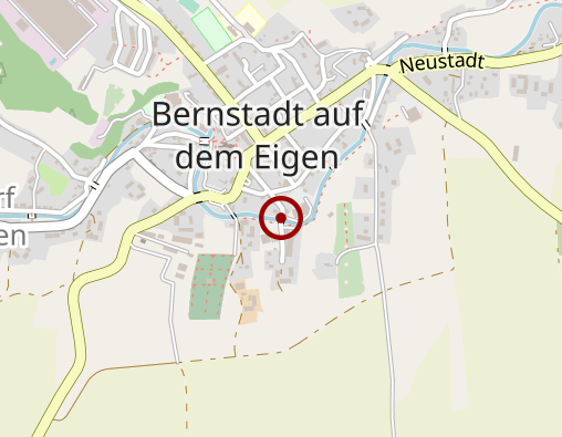 Karte: Pflegersidenz Bernstadt gGmbH