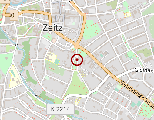 Karte: Stiftung Seniorenhilfe Zeitz Haus "Am Lindenplatz"