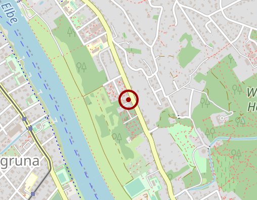 Karte: Kurzzeitpflege Loschwitz