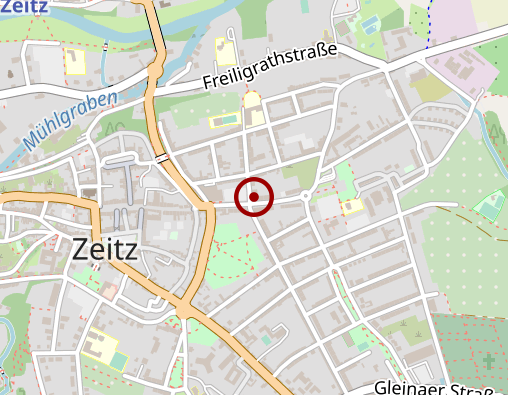 Karte: AWO KV Burgenlandkreis Sozialstation Zeitz