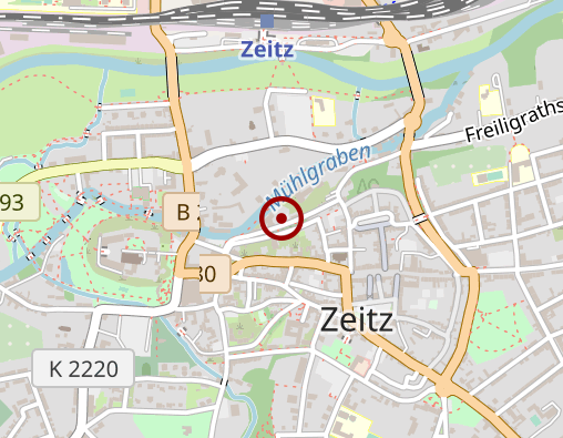 Karte: Caritas-Sozialstation Zeitz