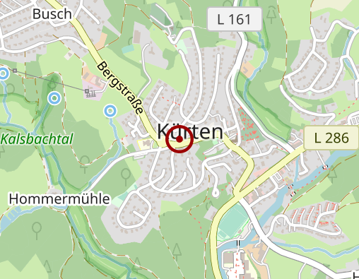 Karte: Kürten mobil -amb. Pflegedienst- Sonja Schwarz