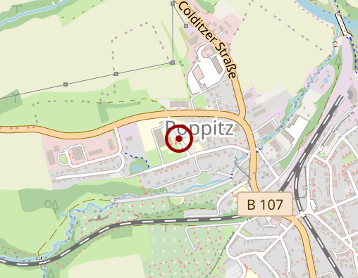 Karte: Internat Rochlitz Verwaltung