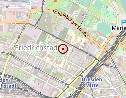 Karte: Städtisches Klinikum Dresden - Standort Friedrichstadt