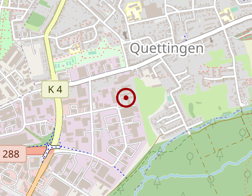 Karte: Werkstatt Quettingen