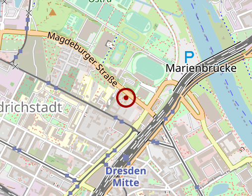 Karte: Pflegeheim "An der Yenidze"