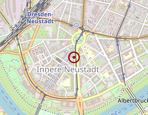 Karte: Diakonisches Werk-Stadtmission Dresden e.V. - ABZ, Begleitassistenz