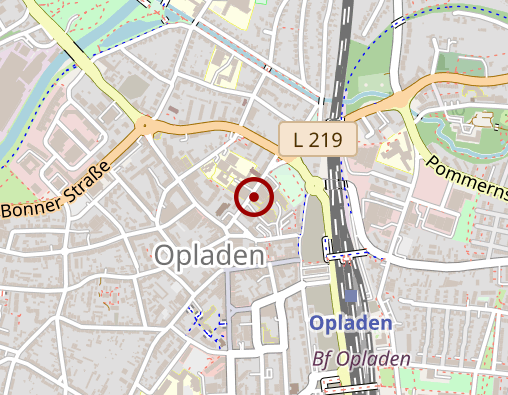 Karte: St. Remigius Krankenhaus Opladen mit Betriebstätte St. Josef Krankenhaus