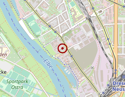 Karte: Malteser Hilfsdienst gGmbH, Dienststelle Dresden