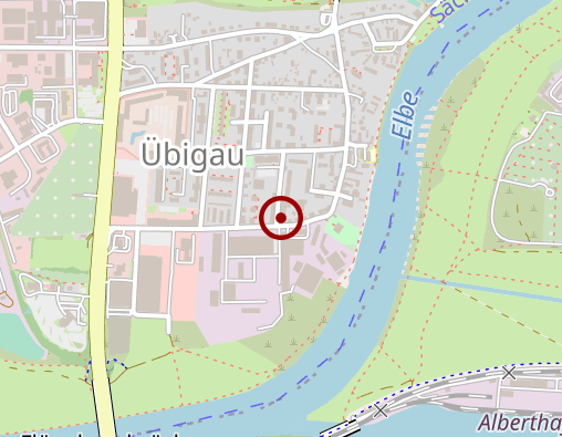 Karte: Knappené-Papp Katalin Physiotherapie Übigau