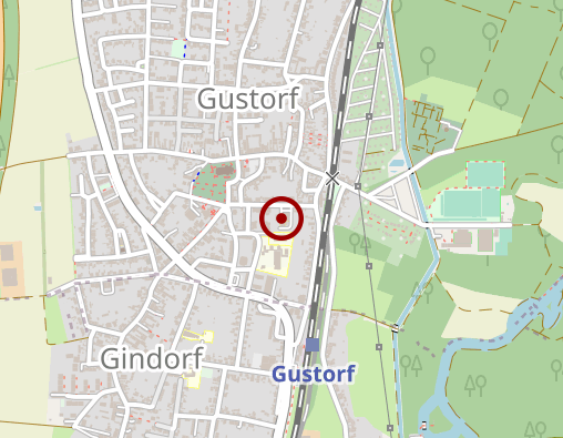 Karte: Seniorenstift "St. Josef" Gustorf 1884